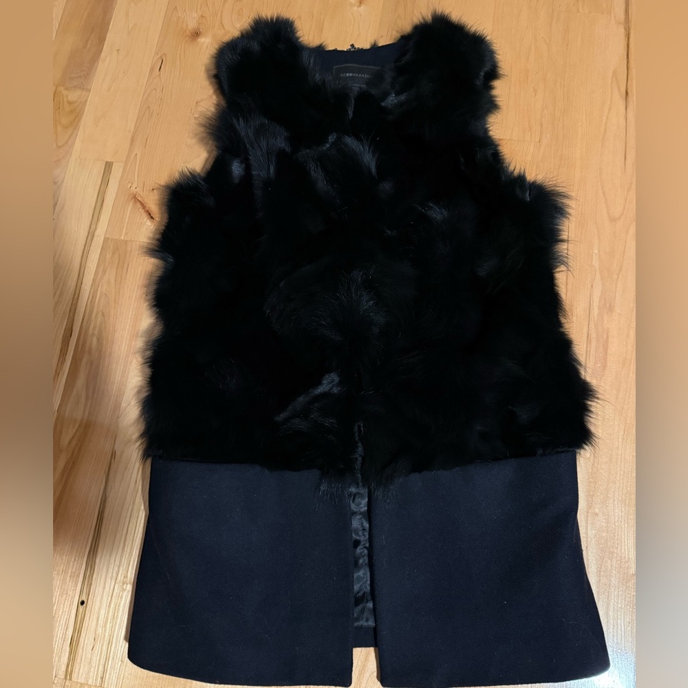 BCBGMAXAZRIA Fur Vest